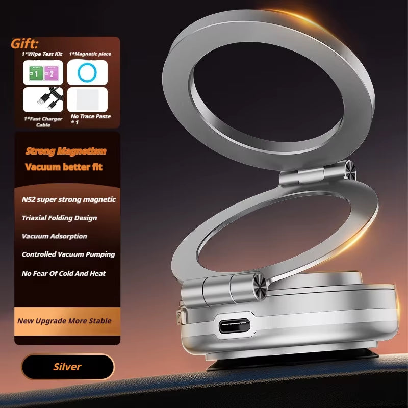 Nexor MagLock Pro  – 360° Magnetic Vacuum Car Phone Mount